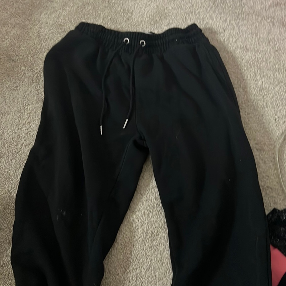 Black sweatpants